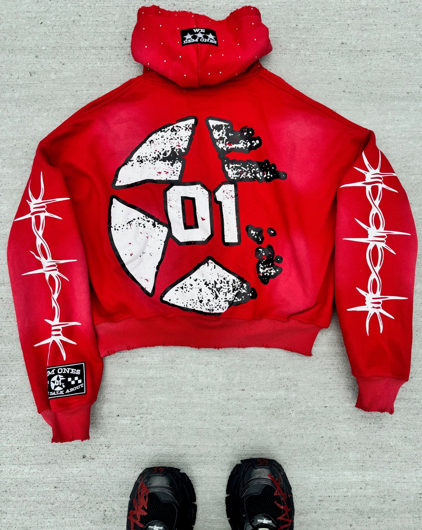 Red UNO zip up